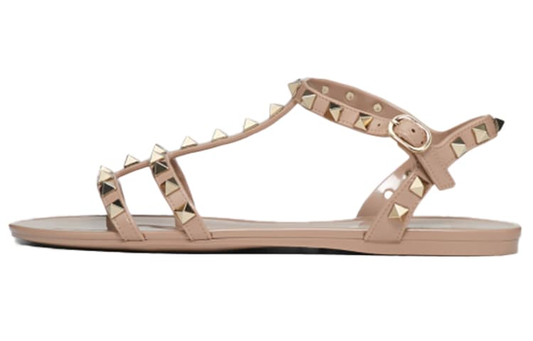 Valentino Rockstud One Strap Sandals Women's Pink
