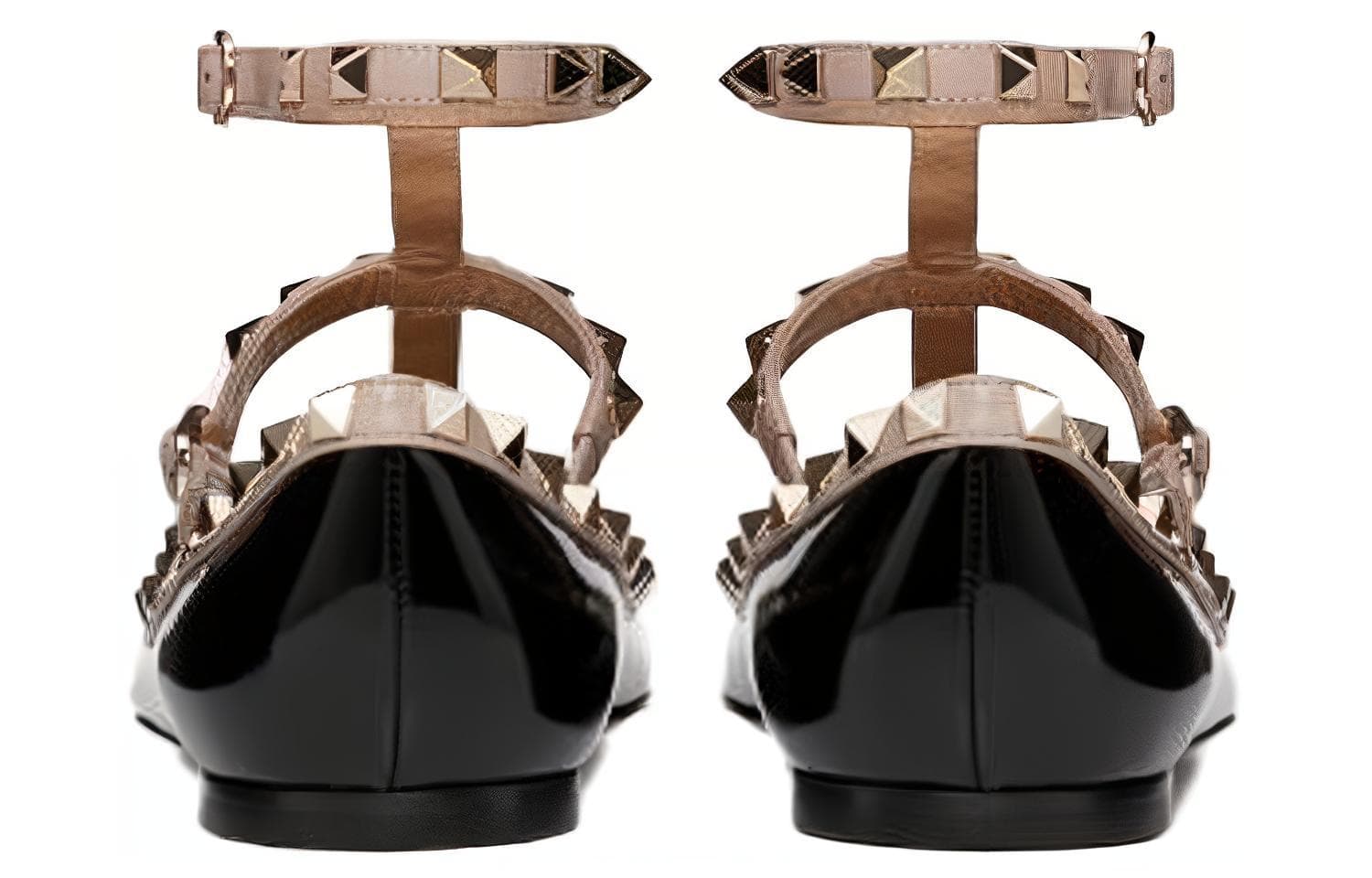 Женские повседневные одинарные туфли Valentino, черные