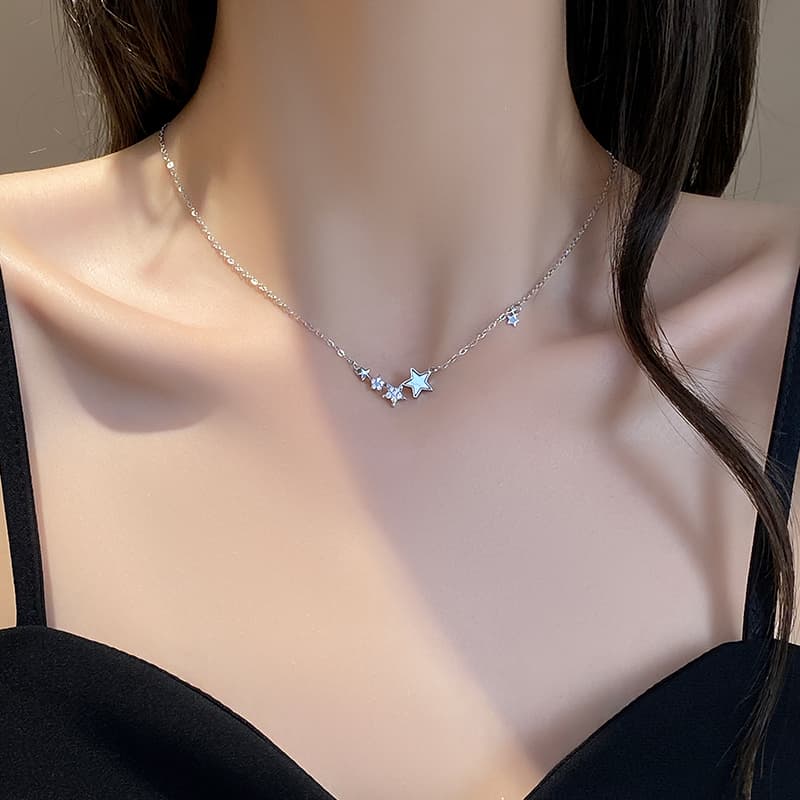 ONEKISS Позолоченные медные ожерелья женские