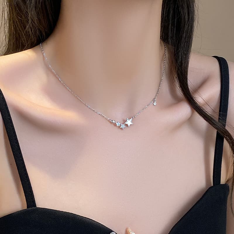 ONEKISS Позолоченные медные ожерелья женские