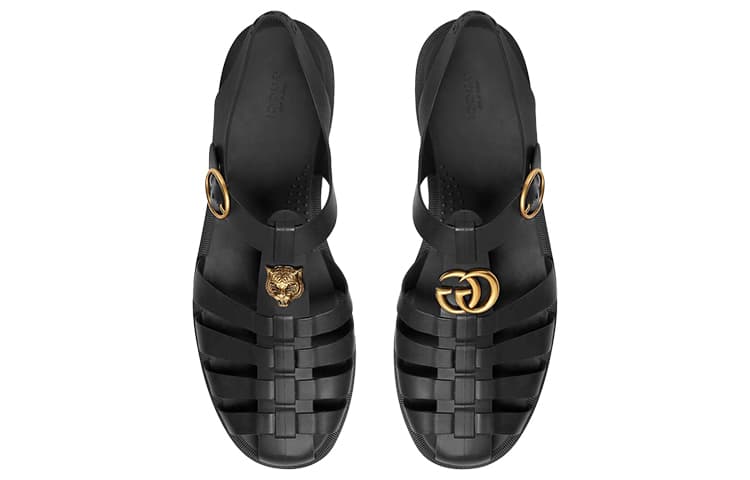 Сандалии GUCCI 'Double G Black'