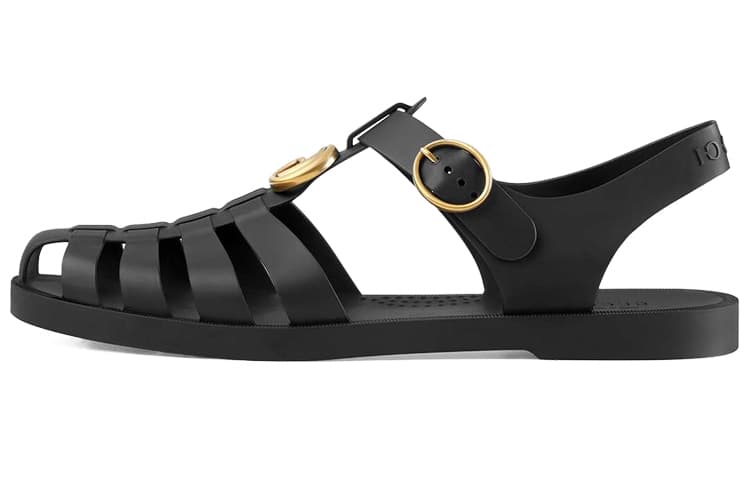 GUCCI Sandal 'Double G   Black'