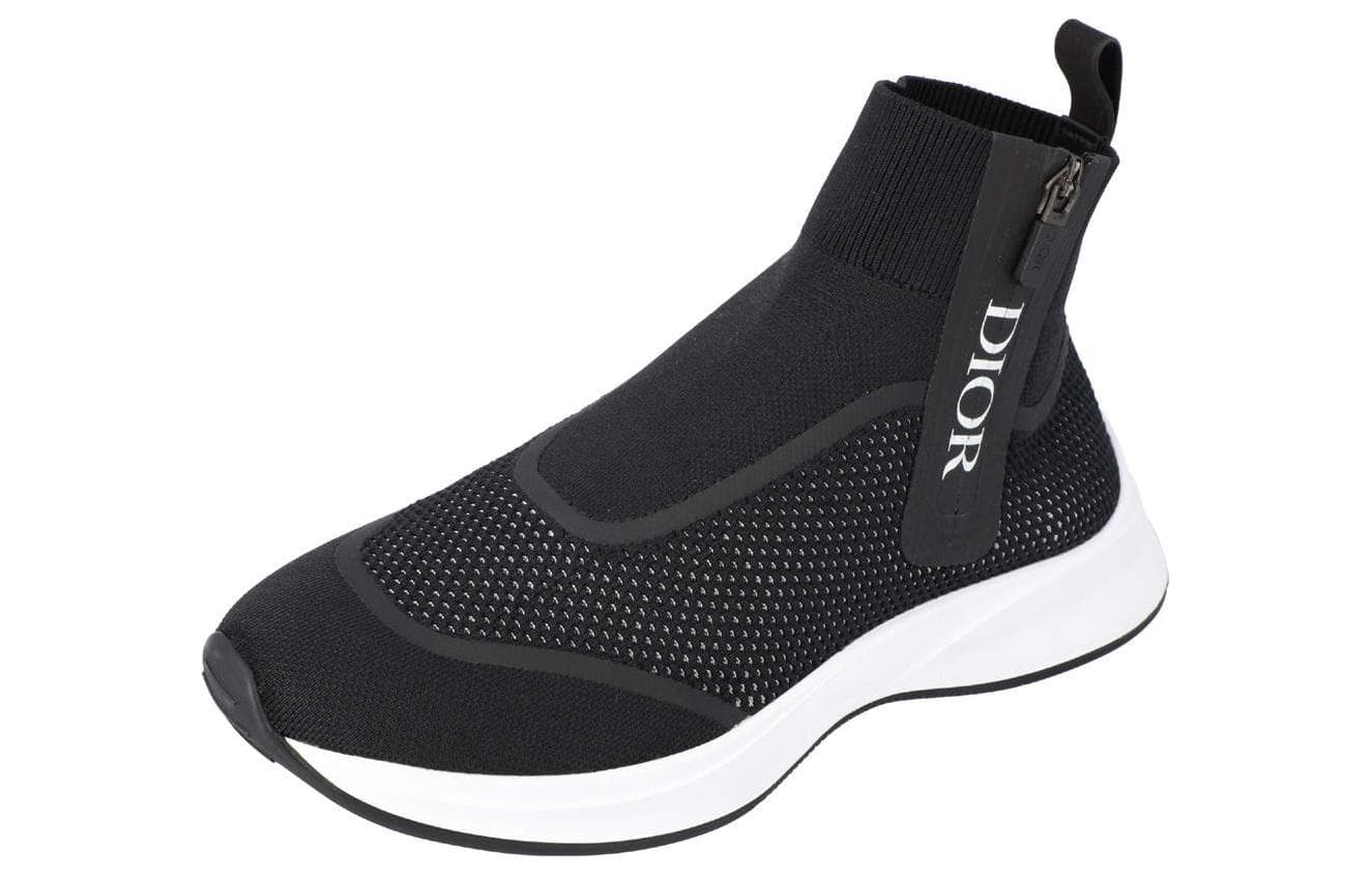 Высокие кеды DIOR B25, черные