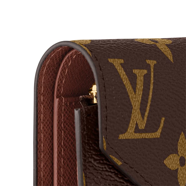 LOUIS VUITTON Кошелек Victorine Monogram Коричневая подкладка