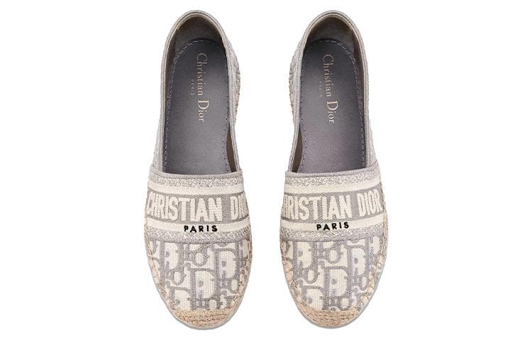 Женские эспадрильи DIOR Granville, серые
