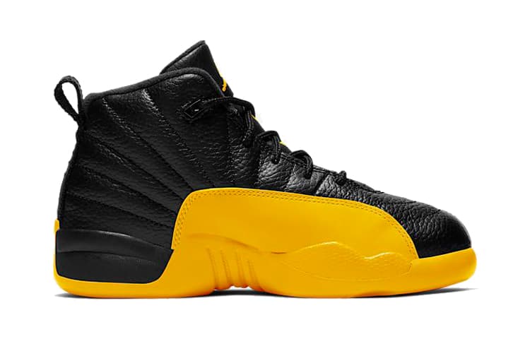 Jordan 12 Retro Black University Gold PS