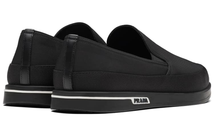 PRADA Низкие стильные туфли для скейтбординга мужские черные