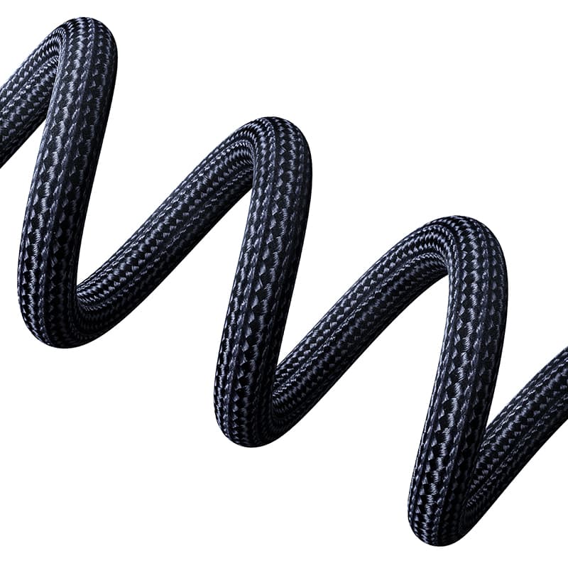 Hanno, совместимый с системой Android/Huawei/Xiaomi/OPPO/Honor/Vivo USB A To Tpye C, нейлоновые тканые кабели с умным отключением питания