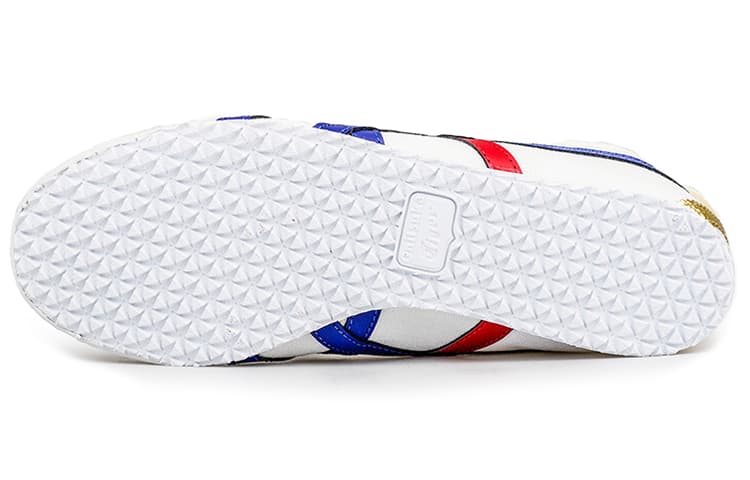 Onitsuka Tiger Mexico 66 Слипоны кремовые, синий тунец