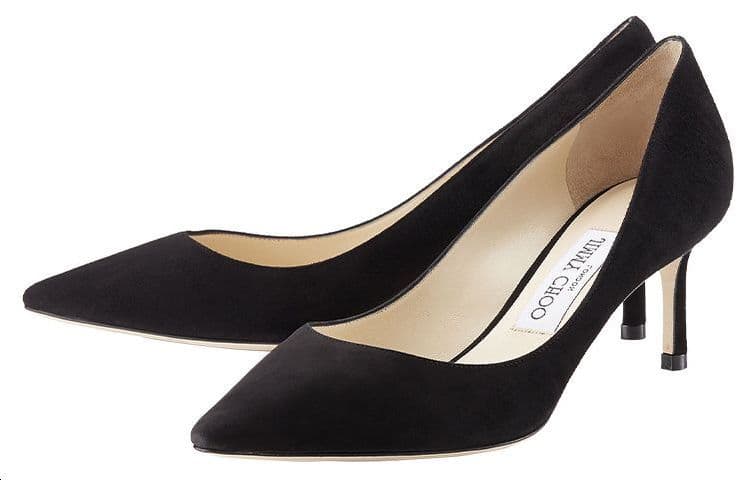 Jimmy Choo ROMY Женские туфли на высоком тонком каблуке 6 см, черные