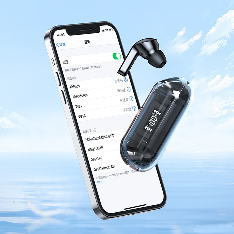 X-IT AZOR100201036 Huawei Apple VIVO OPPO Bluetooth-гарнитура с интеллектуальным шумоподавлением и длительным режимом ожидания