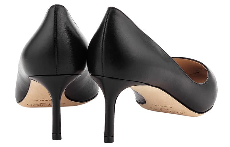 Jimmy Choo ROMY Женские туфли на высоком тонком каблуке 6 см, черные