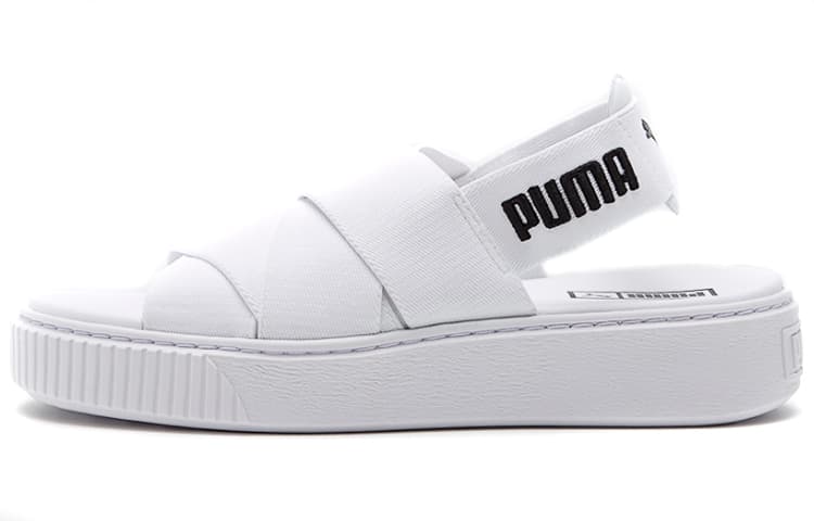 PUMA Platform Trace Sports Sandals 'White Black' Women's