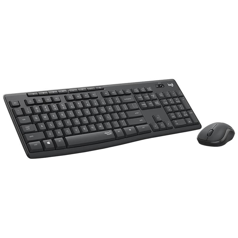 Logitech MK295 Беспроводной сверхтонкий офисный настольный ноутбук с набором клавиатуры и мыши