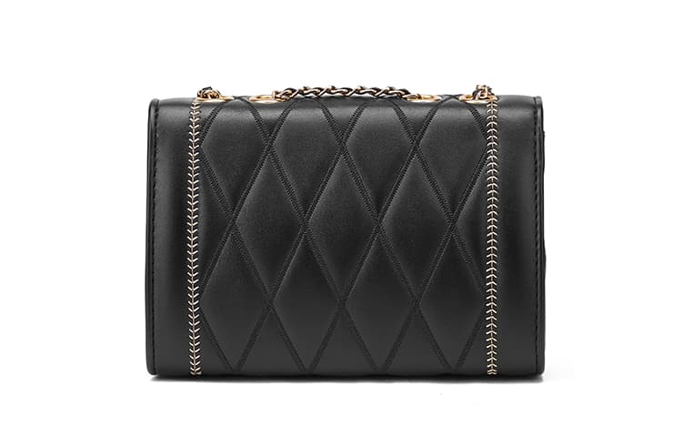 CORALDAISY Сумка через плечо из синтетической кожи, сумка через плечо женская, черная/белая