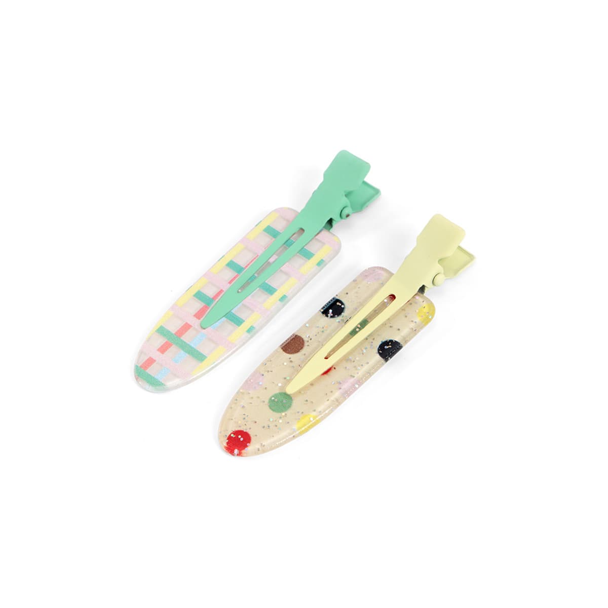 Женские акриловые заколки для волос ZANC, разные цвета