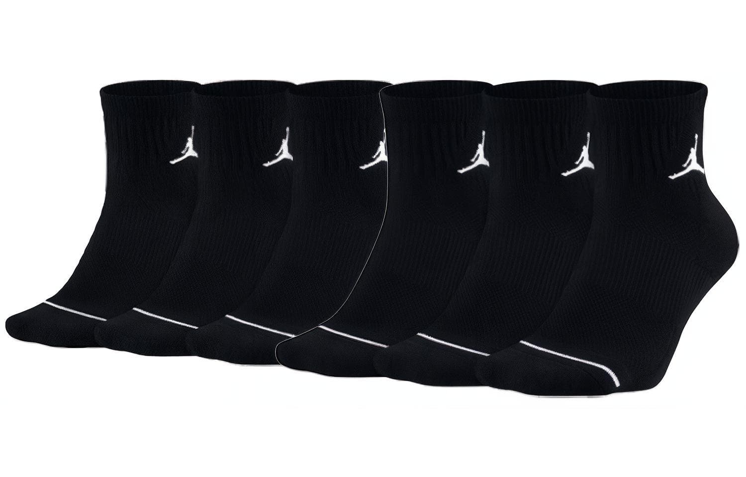 Jordan Basketball Socks Unisex Combo Set Black