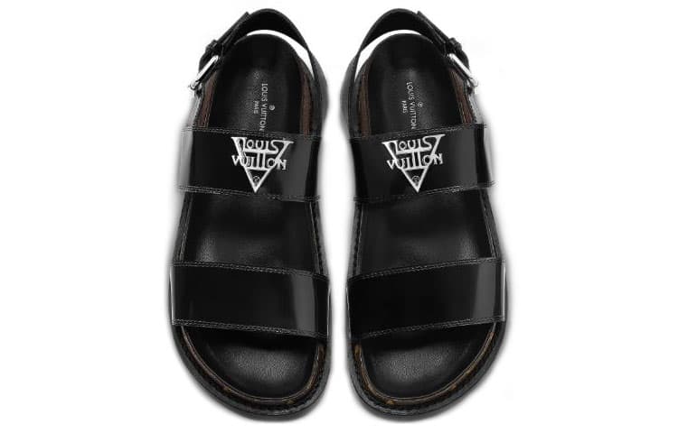 Сандалии LOUIS VUITTON Crossroads, черные, женские