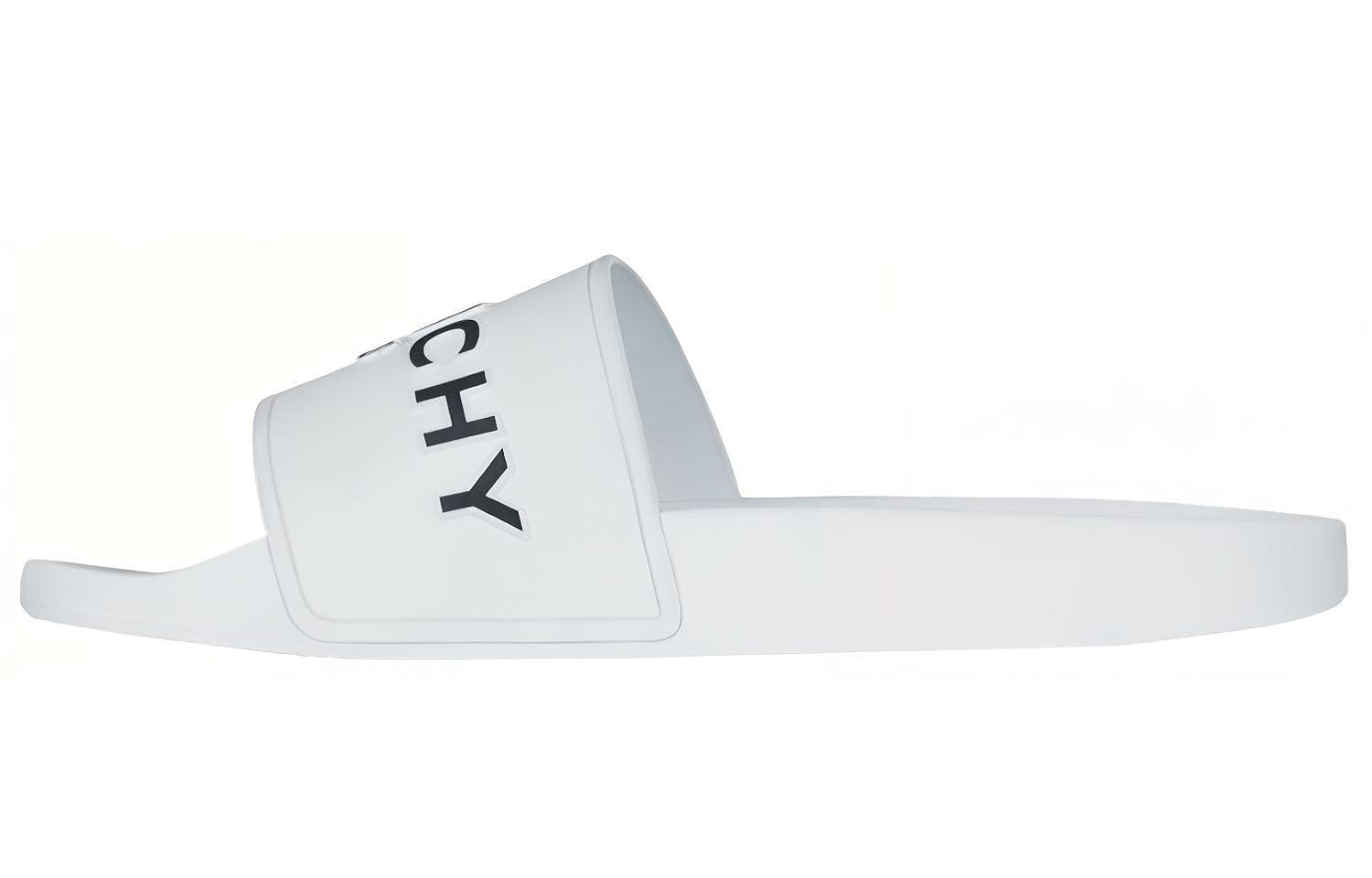Givenchy Paris Flat Sandals White Black