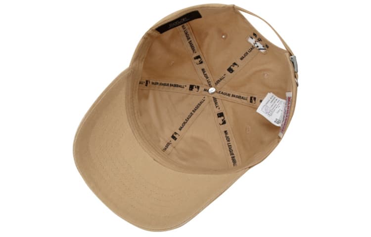 Хлопковые бейсболки MLB унисекс цвета хаки