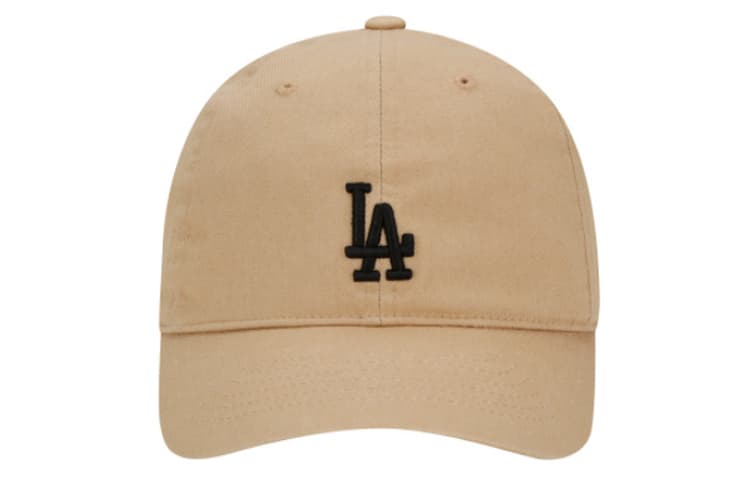 Хлопковые бейсболки MLB унисекс цвета хаки