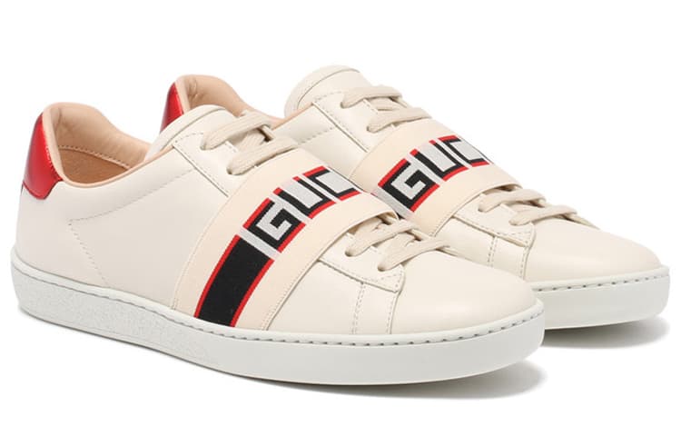 Женские кроссовки GUCCI Ace 'Stripe Ivory'
