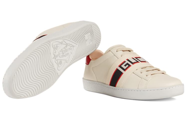 Женские кроссовки GUCCI Ace 'Stripe Ivory'