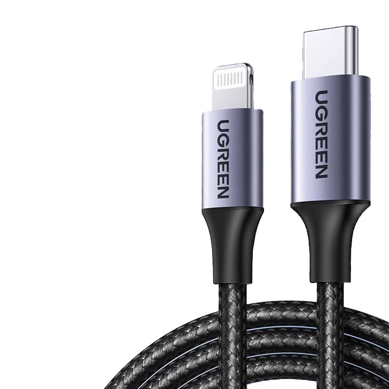 Совместимость UGREEN A с Lightning Зарядный кабель Apple MFi Кабели