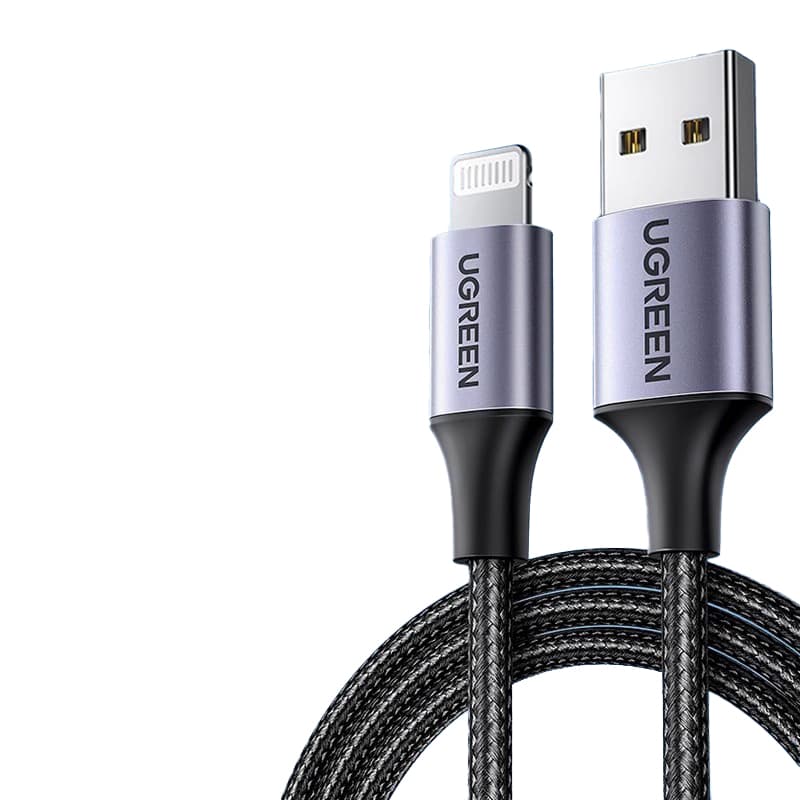 UGREEN A To Lightning Compatibility Apple MFi Charging Cable Cables