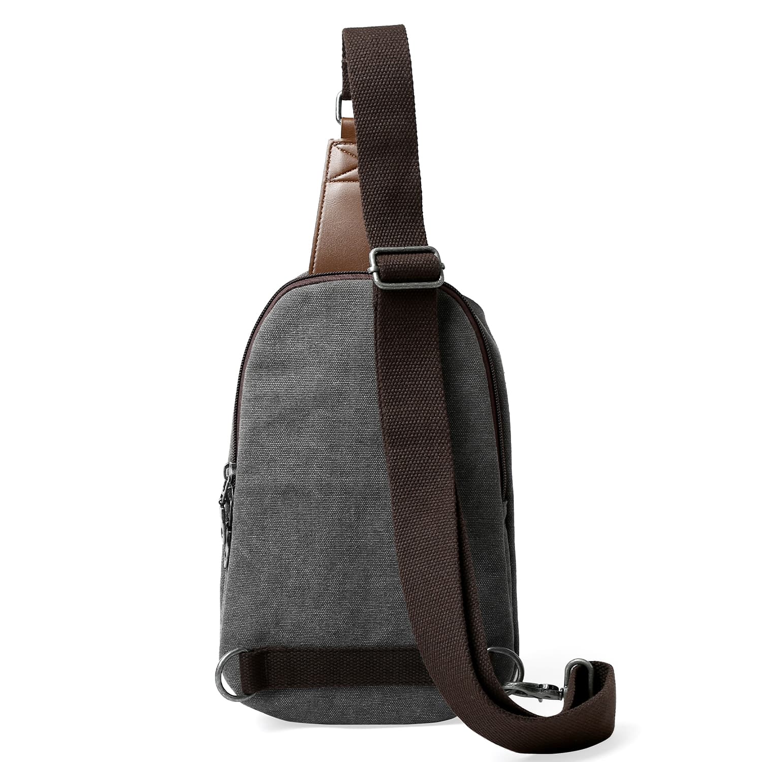 Холщовая сумка MOYYI, мужская сумка-слинг, маленький размер, серая, дымчато-голубая