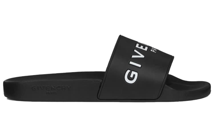 Женские шлепанцы с логотипом Givenchy, цвет "Черный"