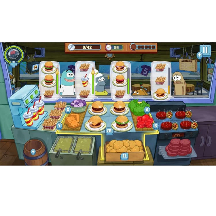 SWITCH SpongeBob SquarePants Havoc On The King Of Crab Castle Игровое программное обеспечение Управление моделированием