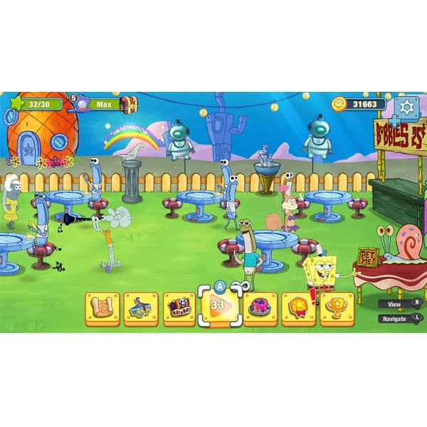 SWITCH SpongeBob SquarePants Havoc On The King Of Crab Castle Игровое программное обеспечение Управление моделированием