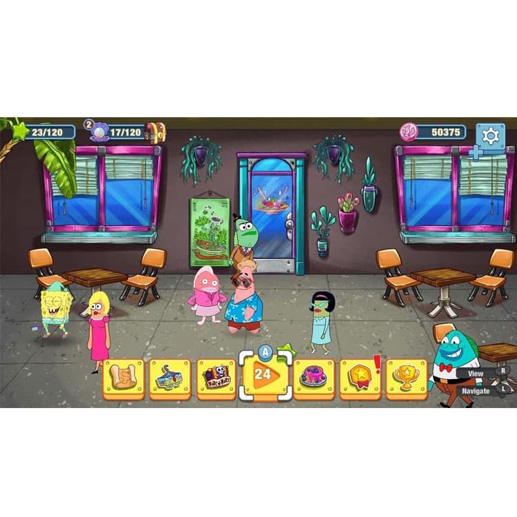 SWITCH SpongeBob SquarePants Havoc On The King Of Crab Castle Игровое программное обеспечение Управление моделированием