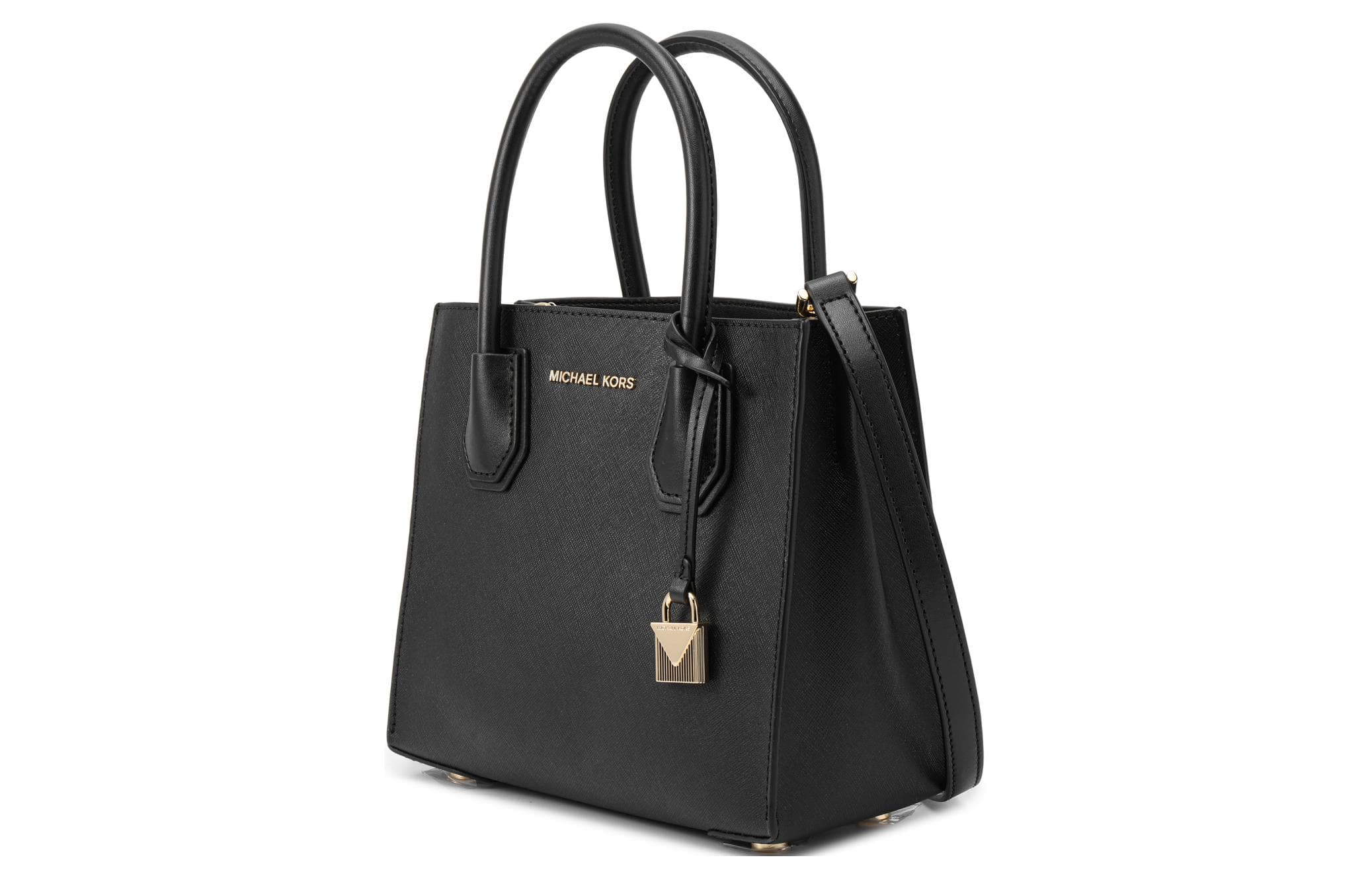 Кожаная сумка-багаж MICHAEL KORS Mercer, сумка через плечо, сумка через плечо, женская сумка среднего размера, чистый черный цвет