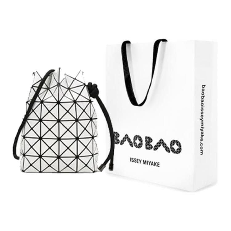 ISSEY MIYAKE Prism Сумка через плечо из поливинилхлорида, сумка через плечо женская, белая