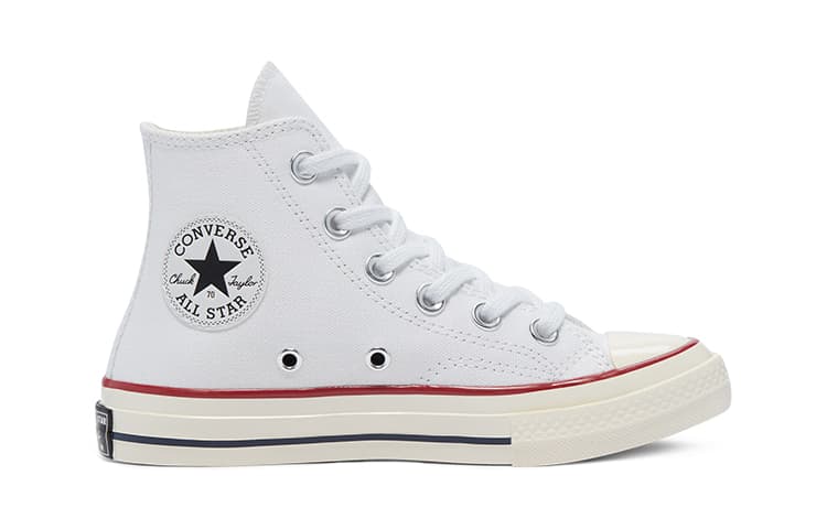 Converse Chuck 70 Vintage Canvas High PS, цвет "Белый гранат"