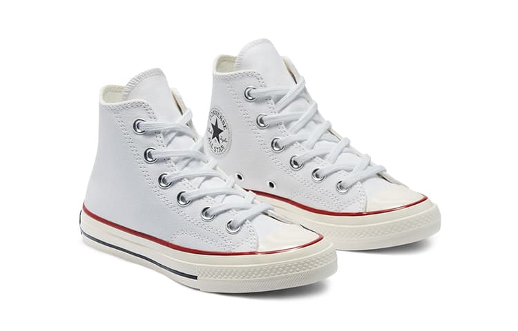 Converse Chuck 70 Vintage Canvas High PS, цвет "Белый гранат"