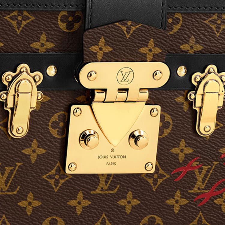 LOUIS VUITTON Petite Malle Monogram Черный/Коричневый