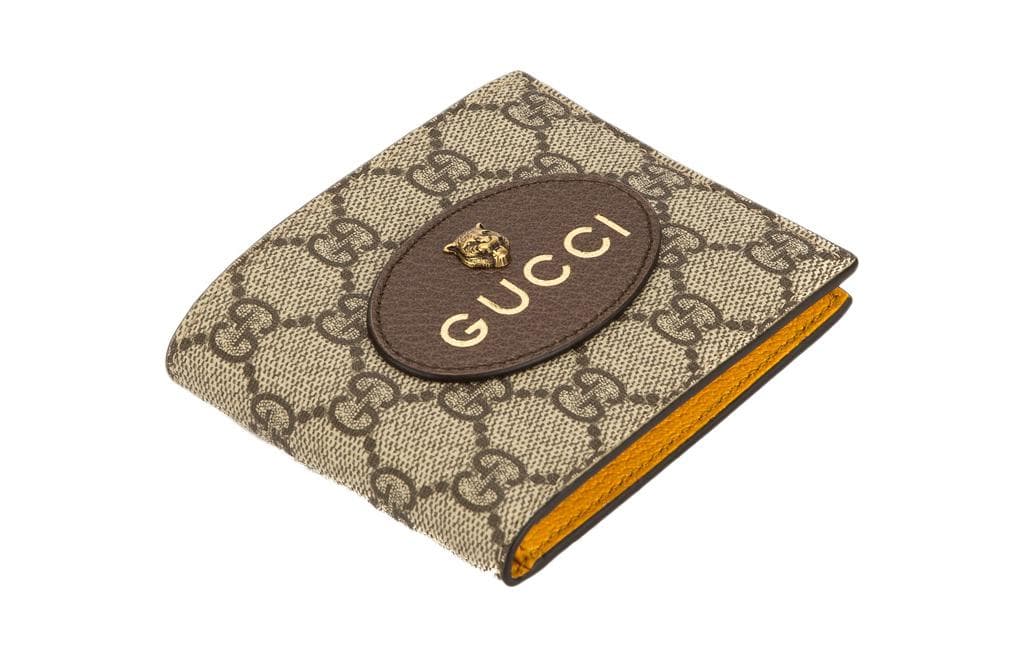 Кошелек GUCCI Neo Vintage Bi Fold Ebony/New Maple Crop