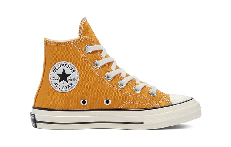 Высокие парусиновые туфли Converse 1970-х Chuck Taylor All Star Желтый