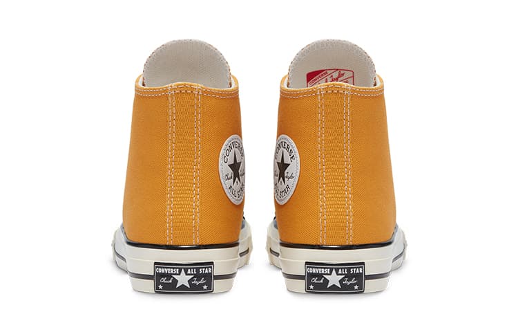 Высокие парусиновые туфли Converse 1970-х Chuck Taylor All Star Желтый