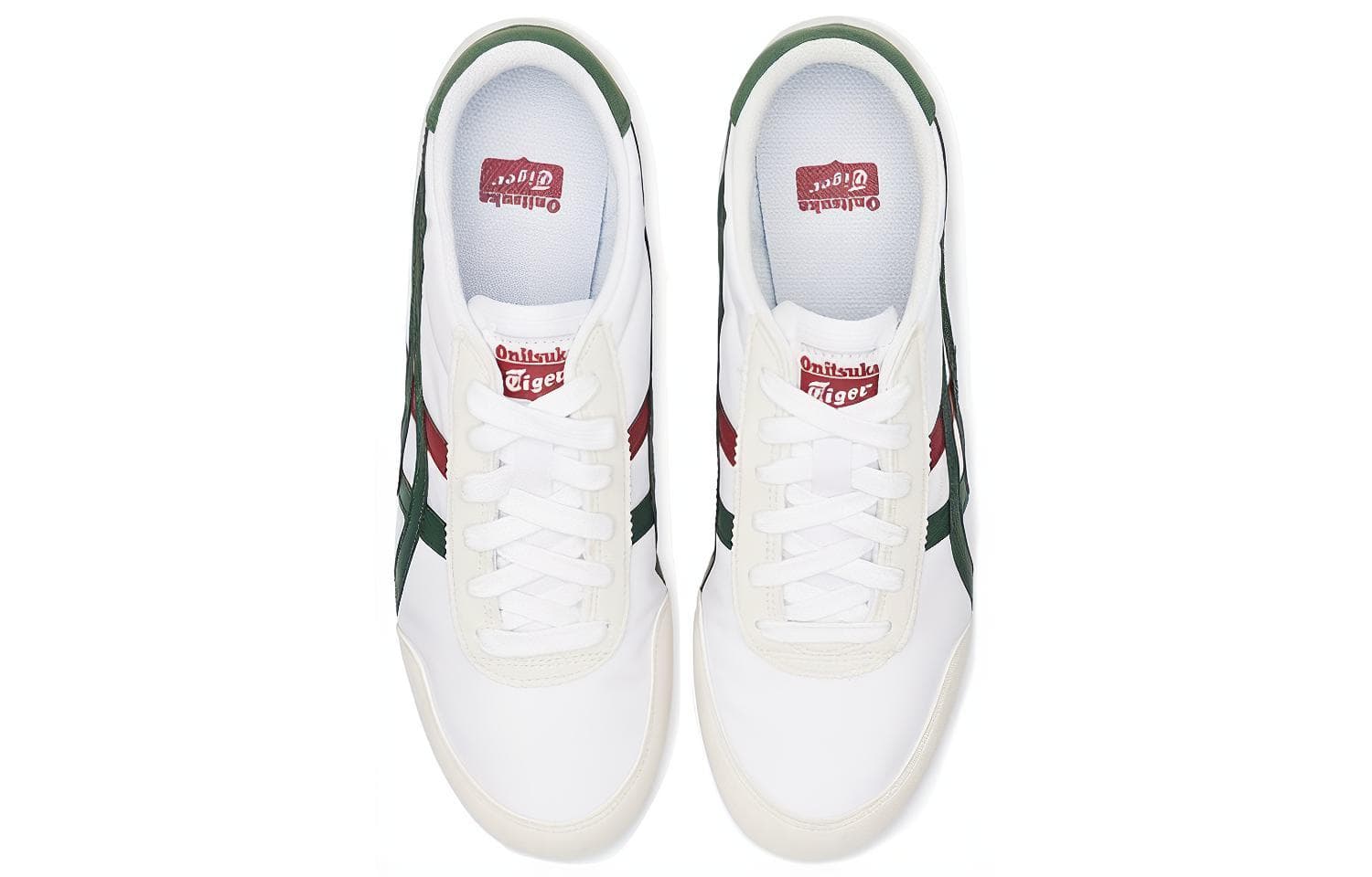 Трековые кроссовки Onitsuka Tiger, цвет: белый, зеленый