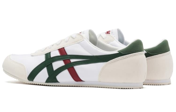 Трековые кроссовки Onitsuka Tiger, цвет: белый, зеленый