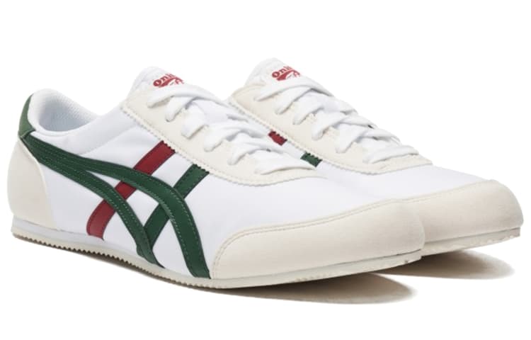 Трековые кроссовки Onitsuka Tiger, цвет: белый, зеленый