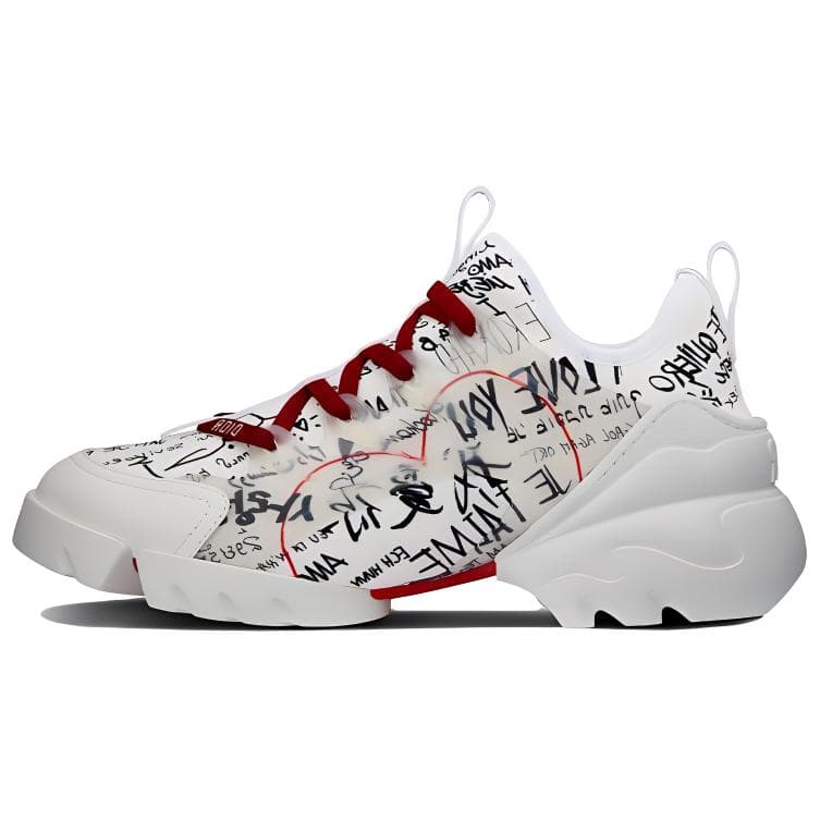 DIOR D Connect Mid top Casual Shoes Women's White