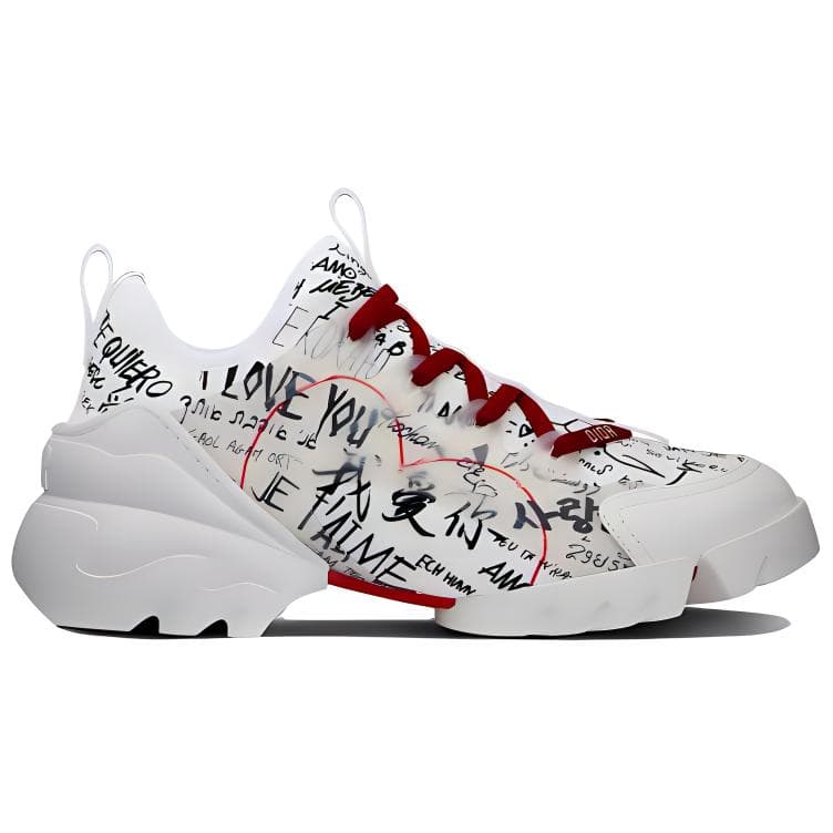 Повседневная обувь со средним верхом DIOR D Connect, женская, белая