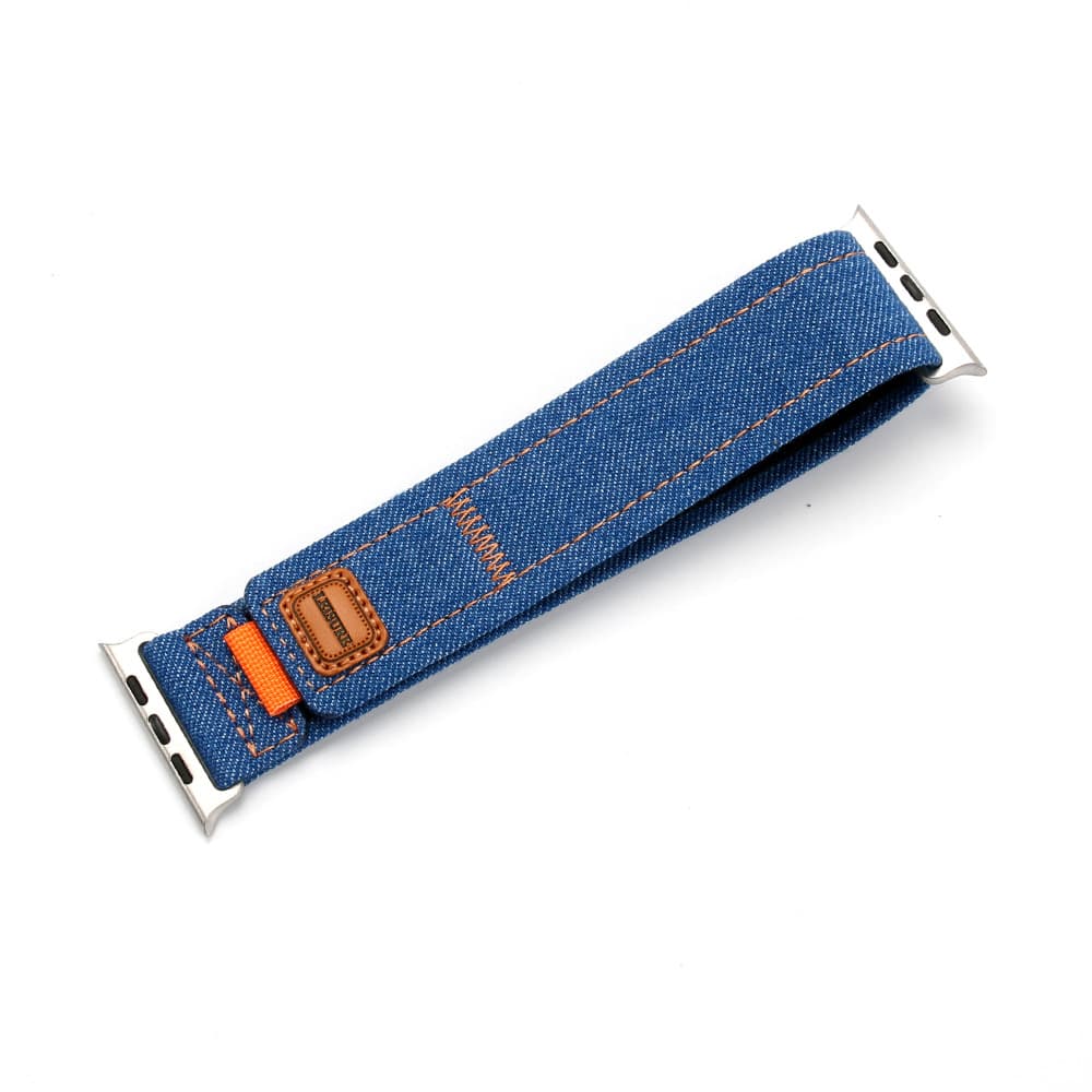 Ремешок Wepro, джинсовый материал, совместимый с Apple