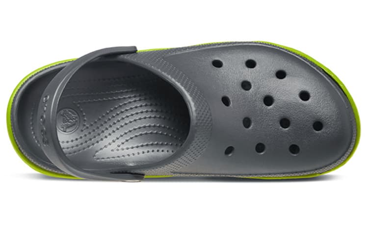 Классические пляжные сандалии Crocs Clog, темно-зеленые