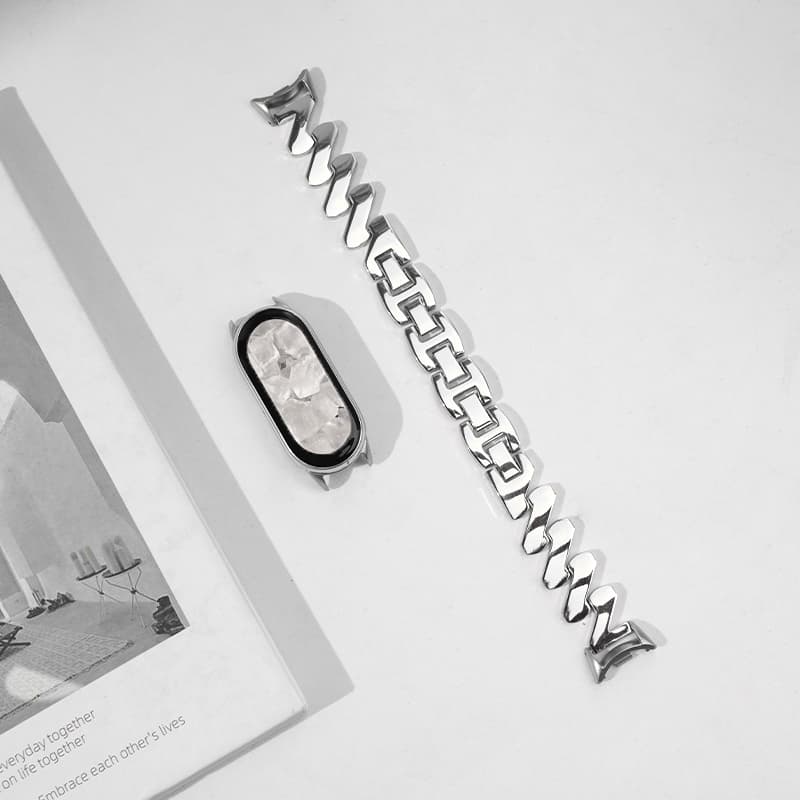 Ремешок CHENSONG Совместимость с Xiaomi Материал из нержавеющей стали